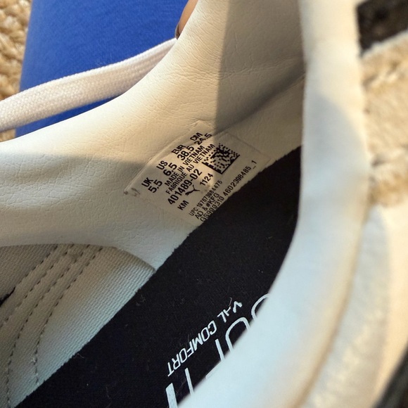 Puma White, Black & Beige Club II Era Retro Court Sneakers - Picture 5 of 5